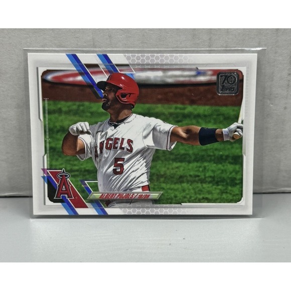 2021 Topps Series 1 Base #178 Albert Pujols - LA Angels - Picture 1 of 2